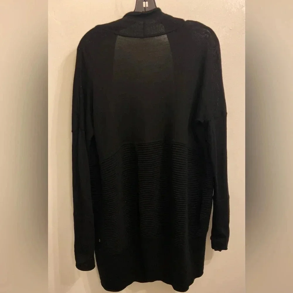 Lululemon Sit In Lotus Wrap Sweater Black Size Small